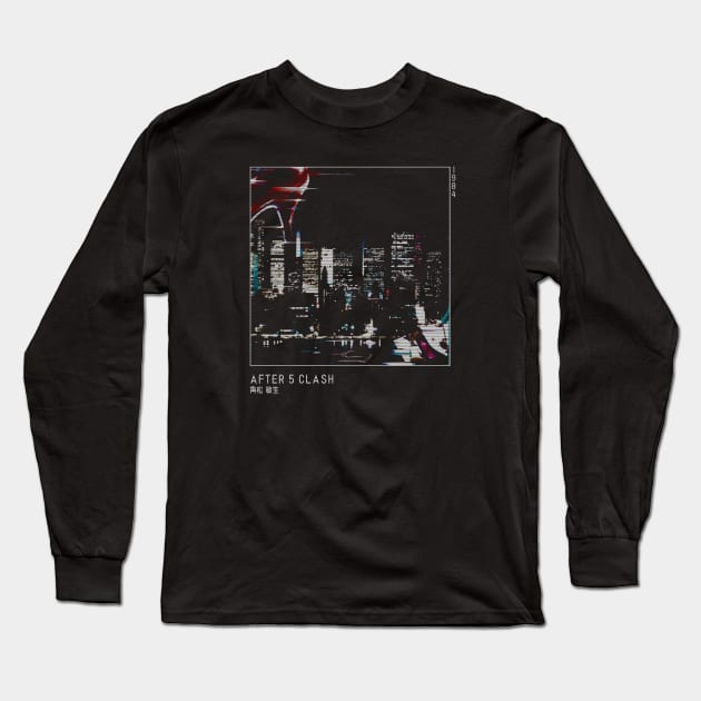 After 5 Clash - Toshiki Kadomatsu (角松 敏生) Album Cover Long Sleeve T-Shirt by ArcaNexus